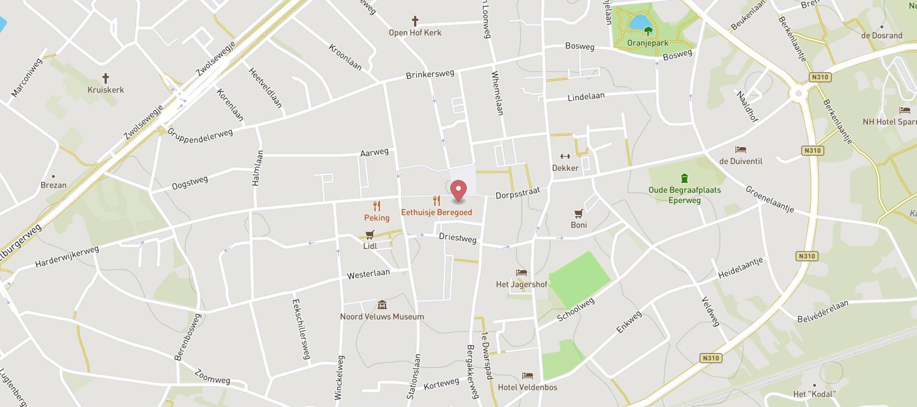 Pearle Opticiens Nunspeet map