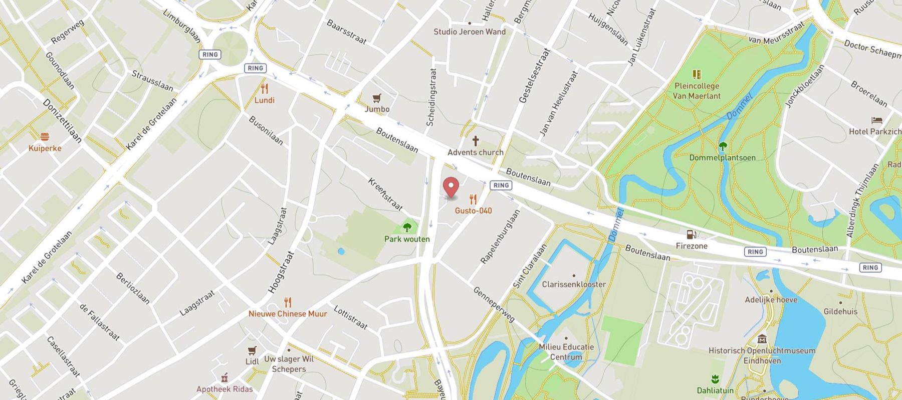 Tamoil Express Eindhoven Bayeuxlaan map