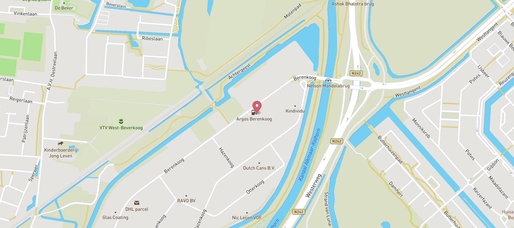 Argos Berenkoog Tankstelle map