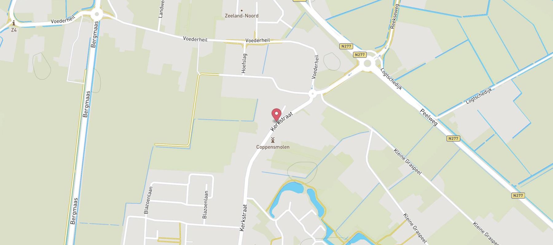 Tamoil Express Zeeland map