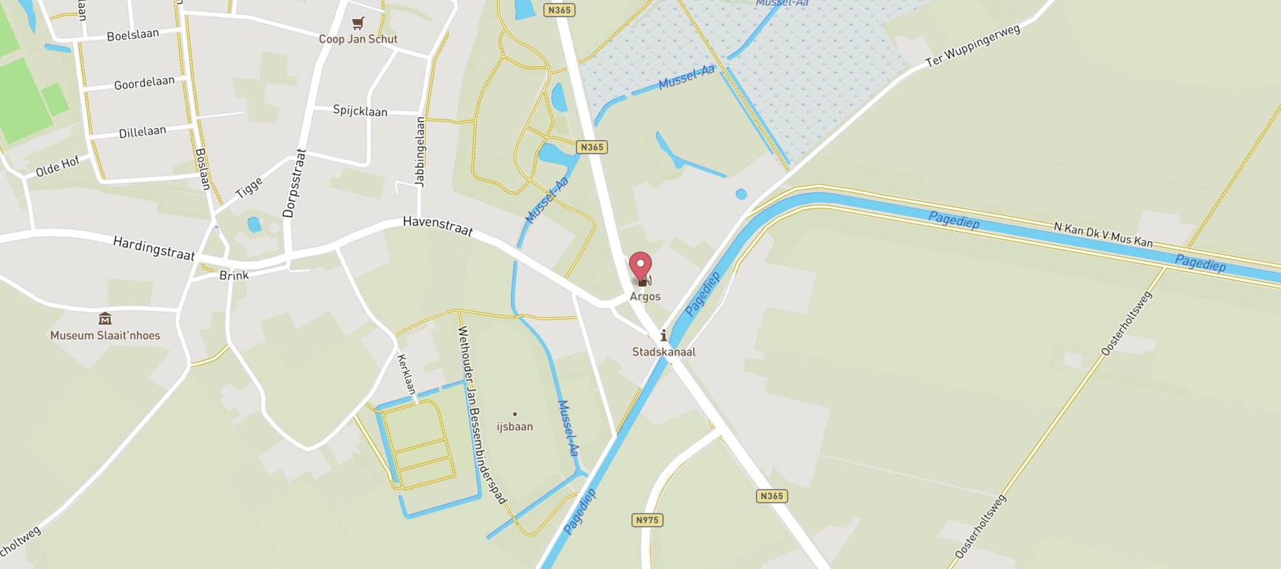 Argos Onstwedde map