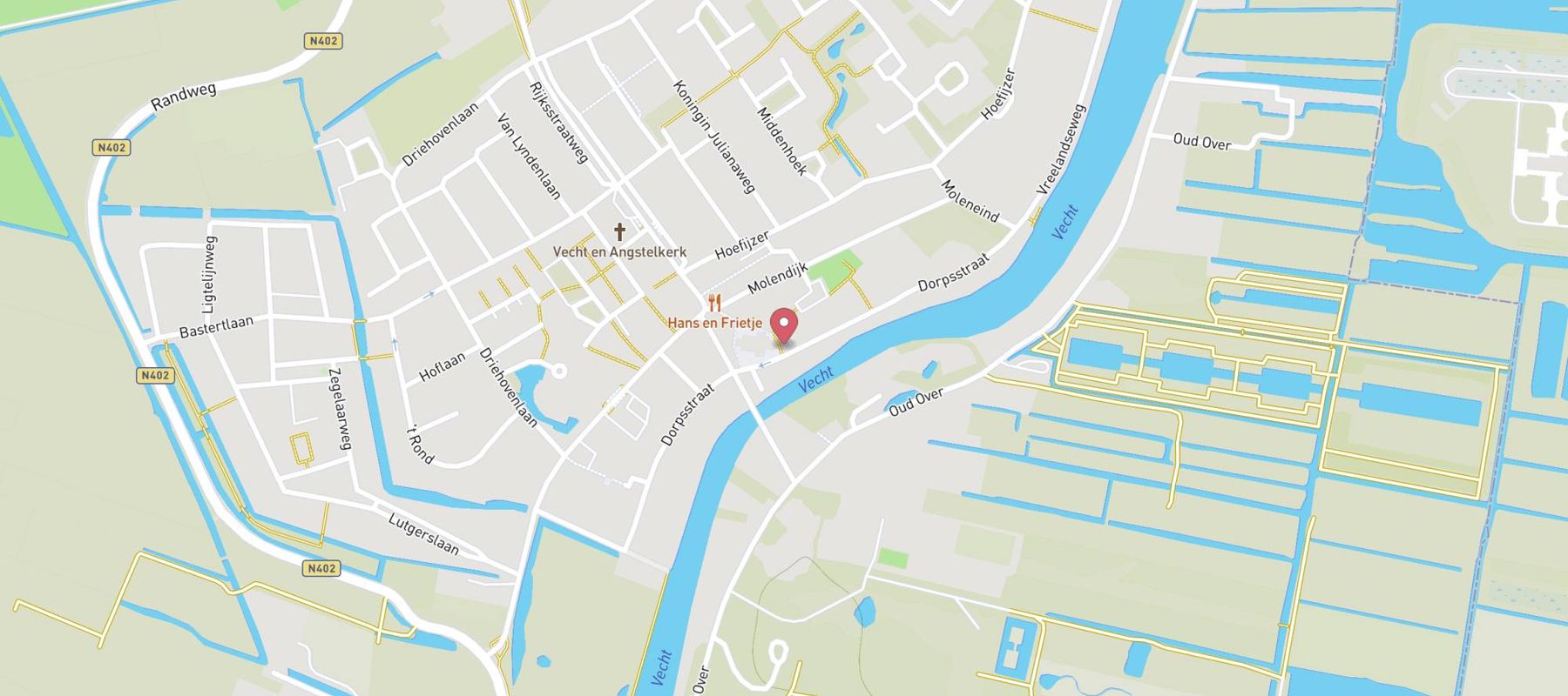 Restaurant Tante Koosje map