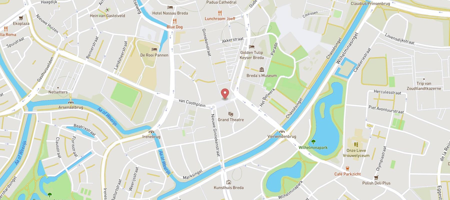 Brick Coffee map