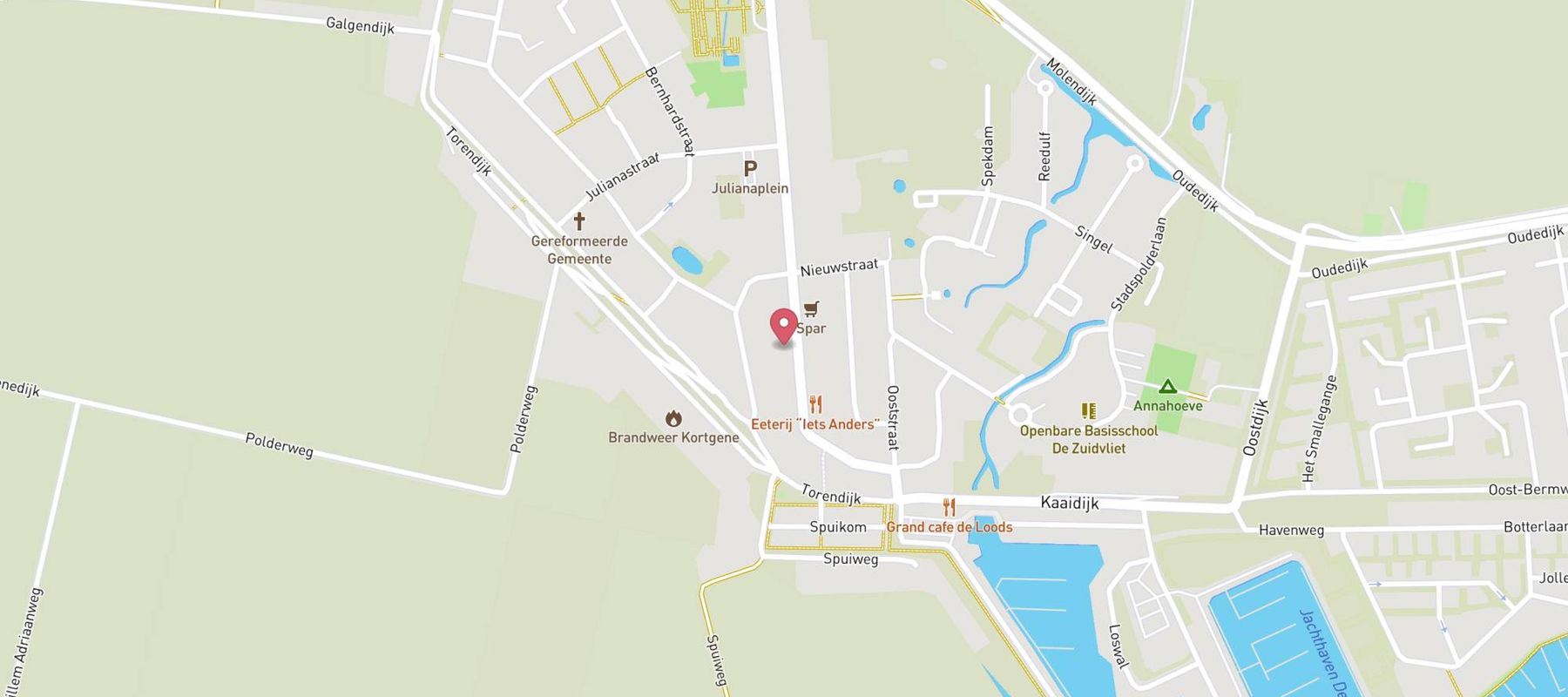 Restaurant Rozewied map