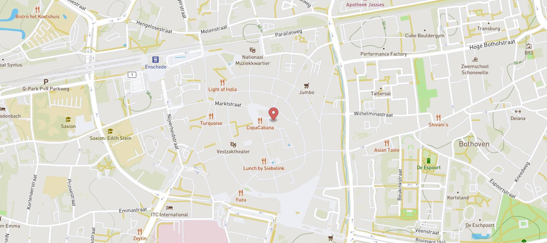 La Cubanita Enschede map
