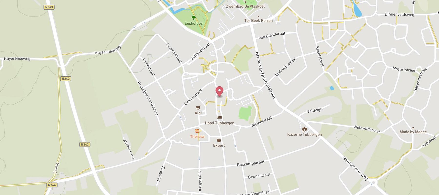 Kruidvat map