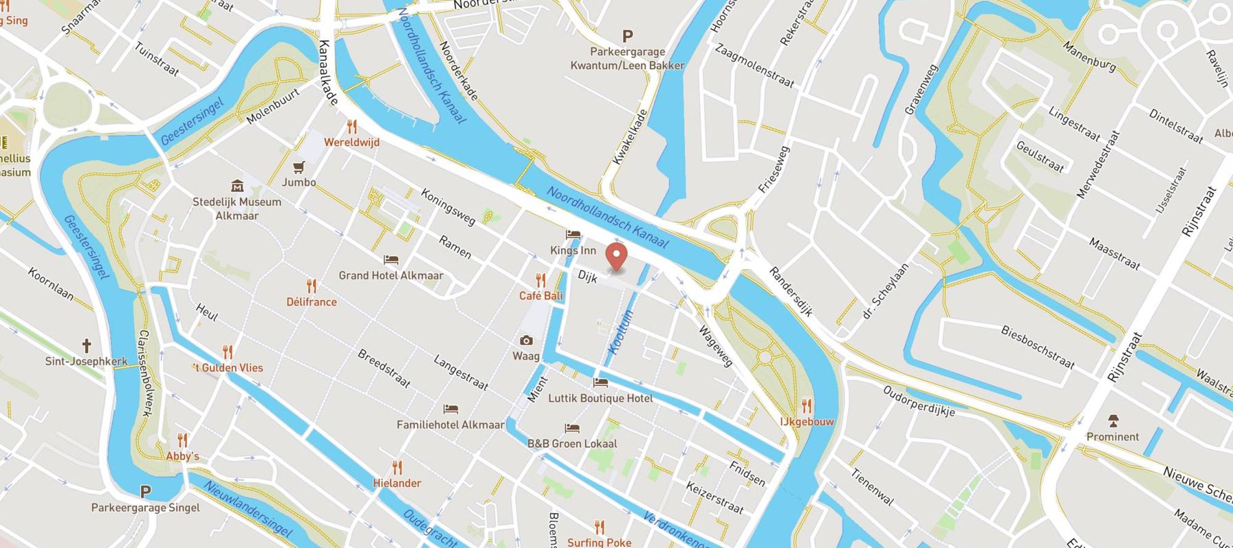 SPAR city Alkmaar map