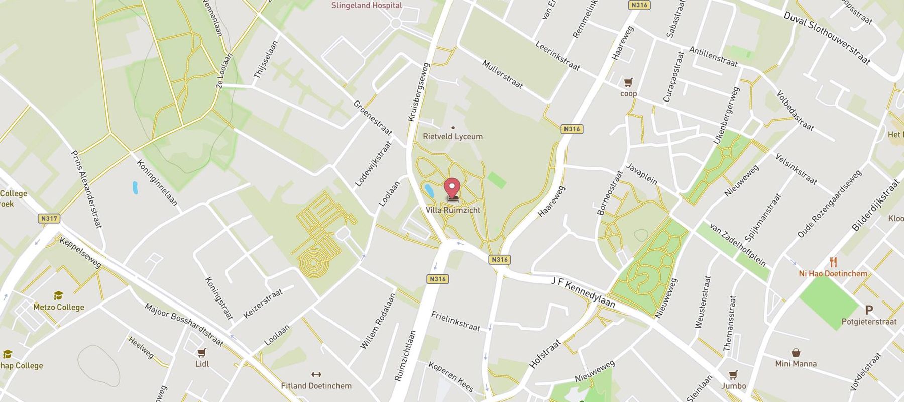 Restaurant Lokaal map