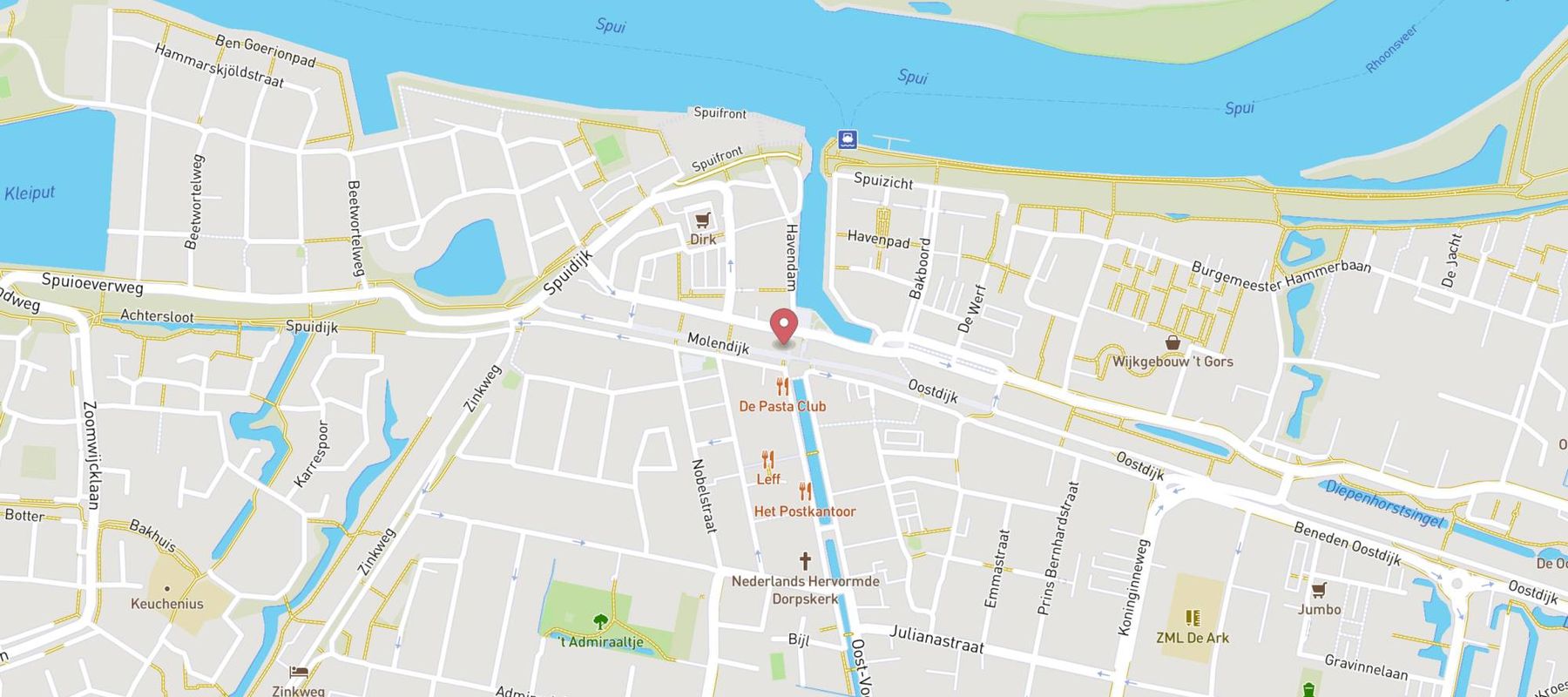 Restaurant De Beren Oud-Beijerland map