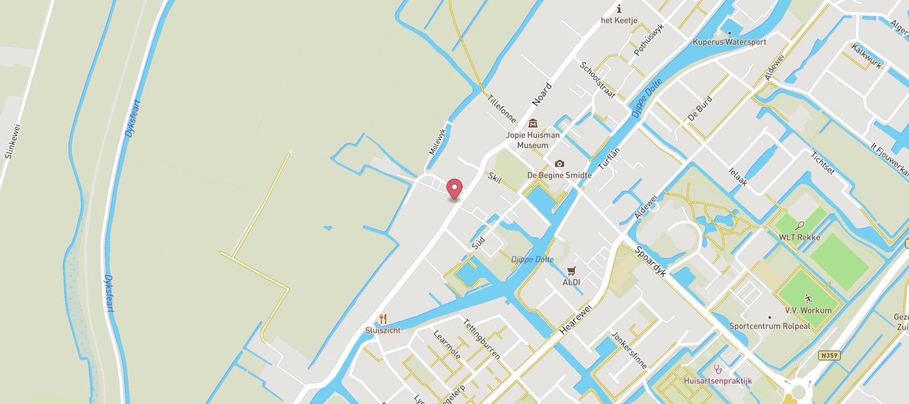 Zelfstandige Blokker Workum map