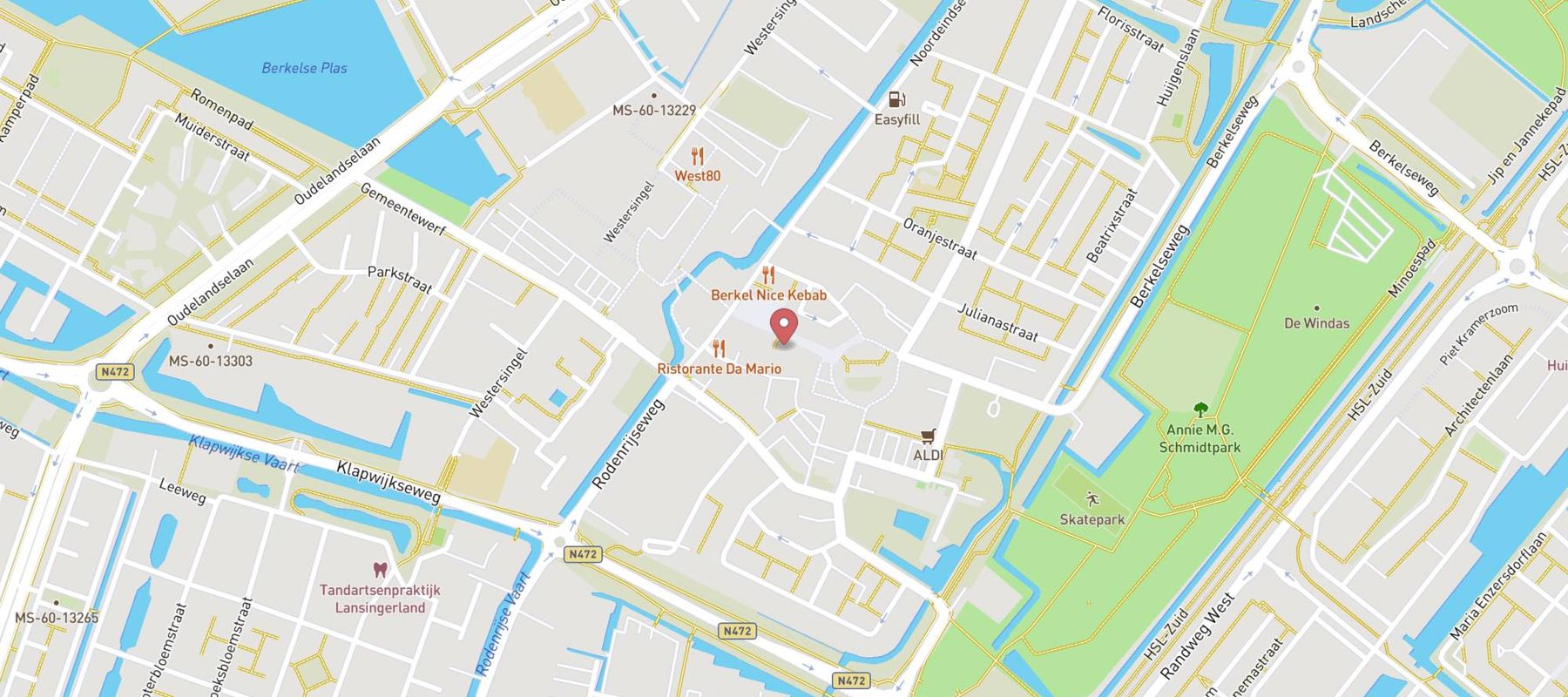 Kruidvat map