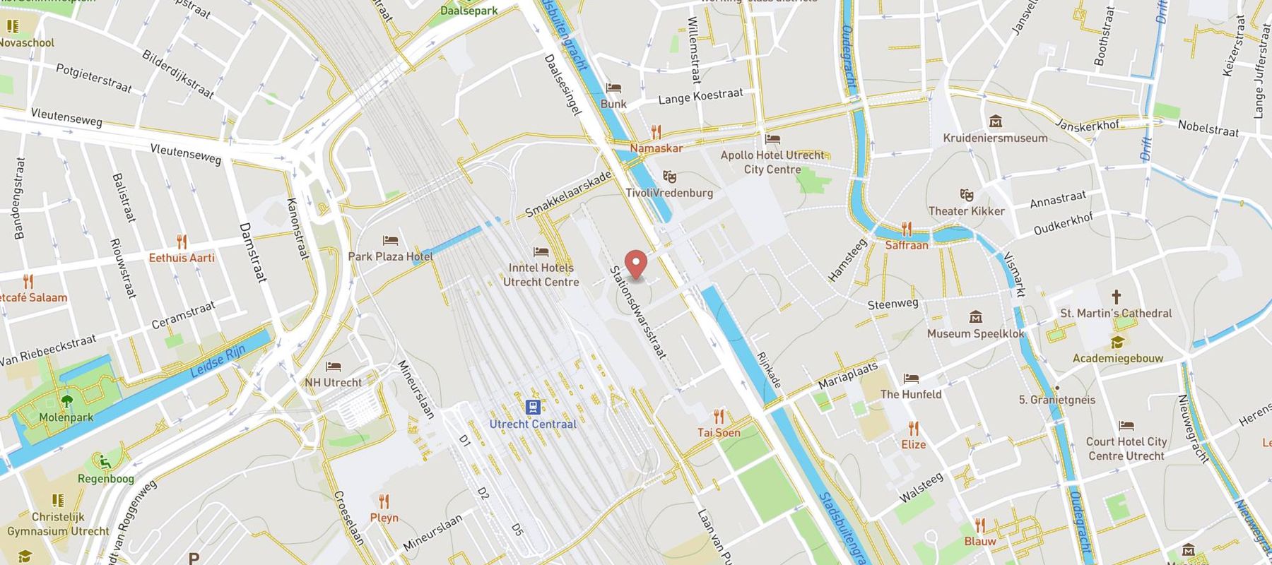 Hoog Catharijne P3 (Interparking) map
