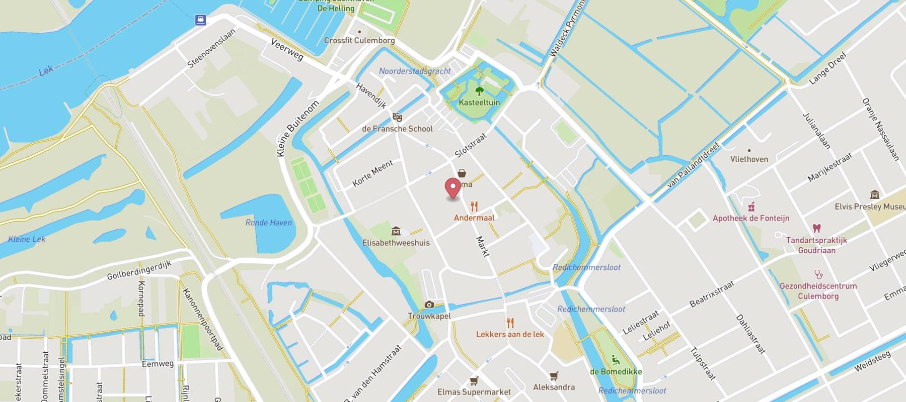 Pearle Opticiens Culemborg map