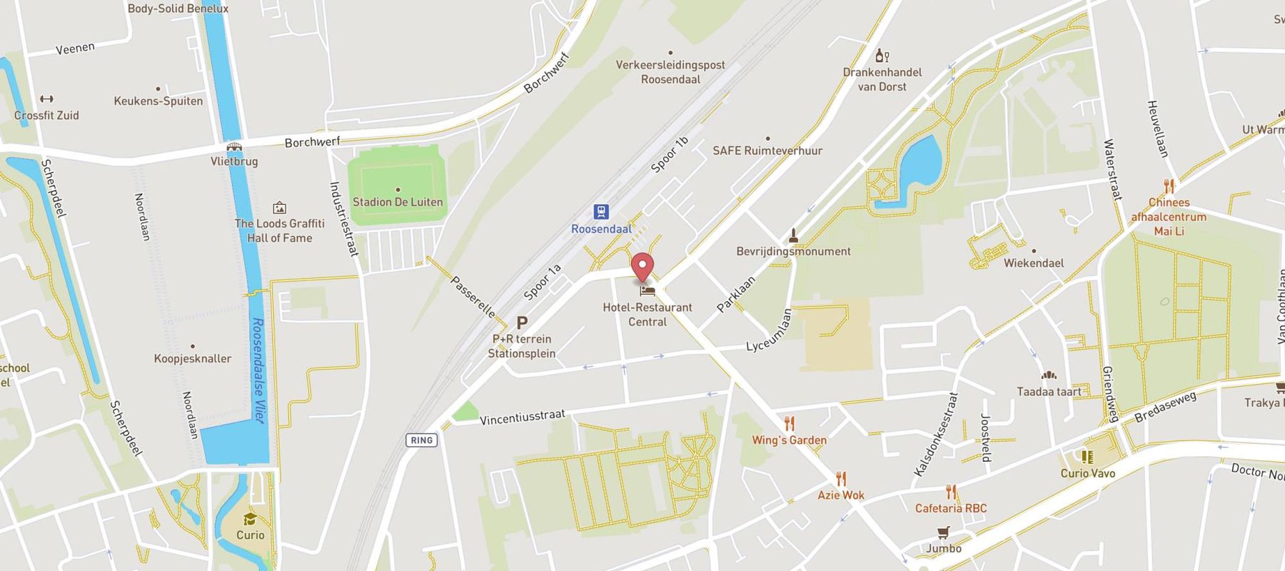 Restaurant Sistermans map
