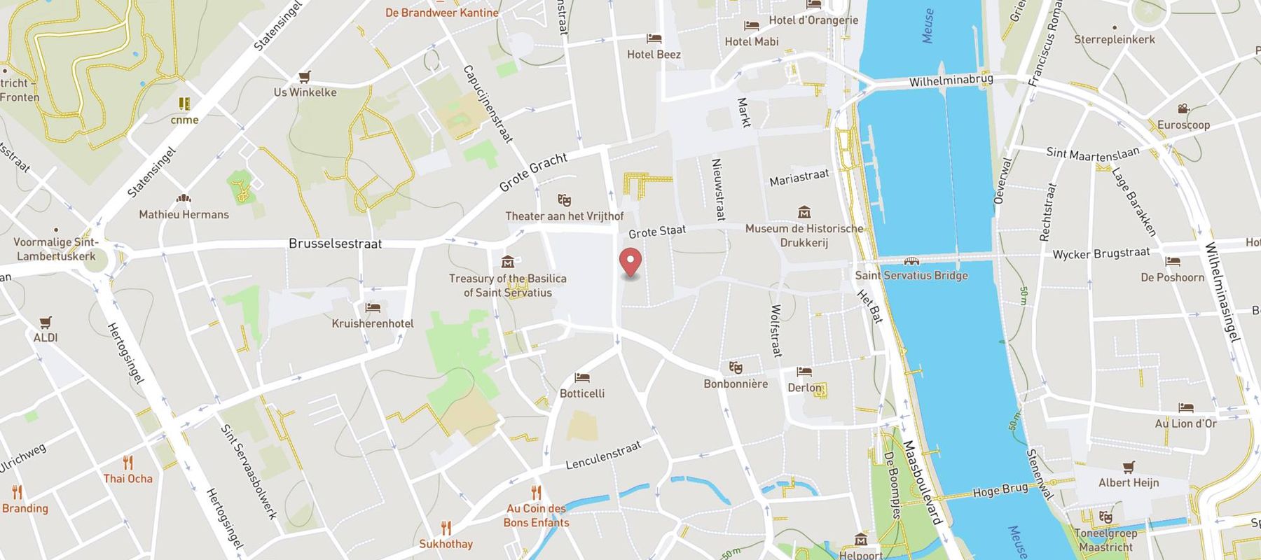 Luster - Restaurant Maastricht map