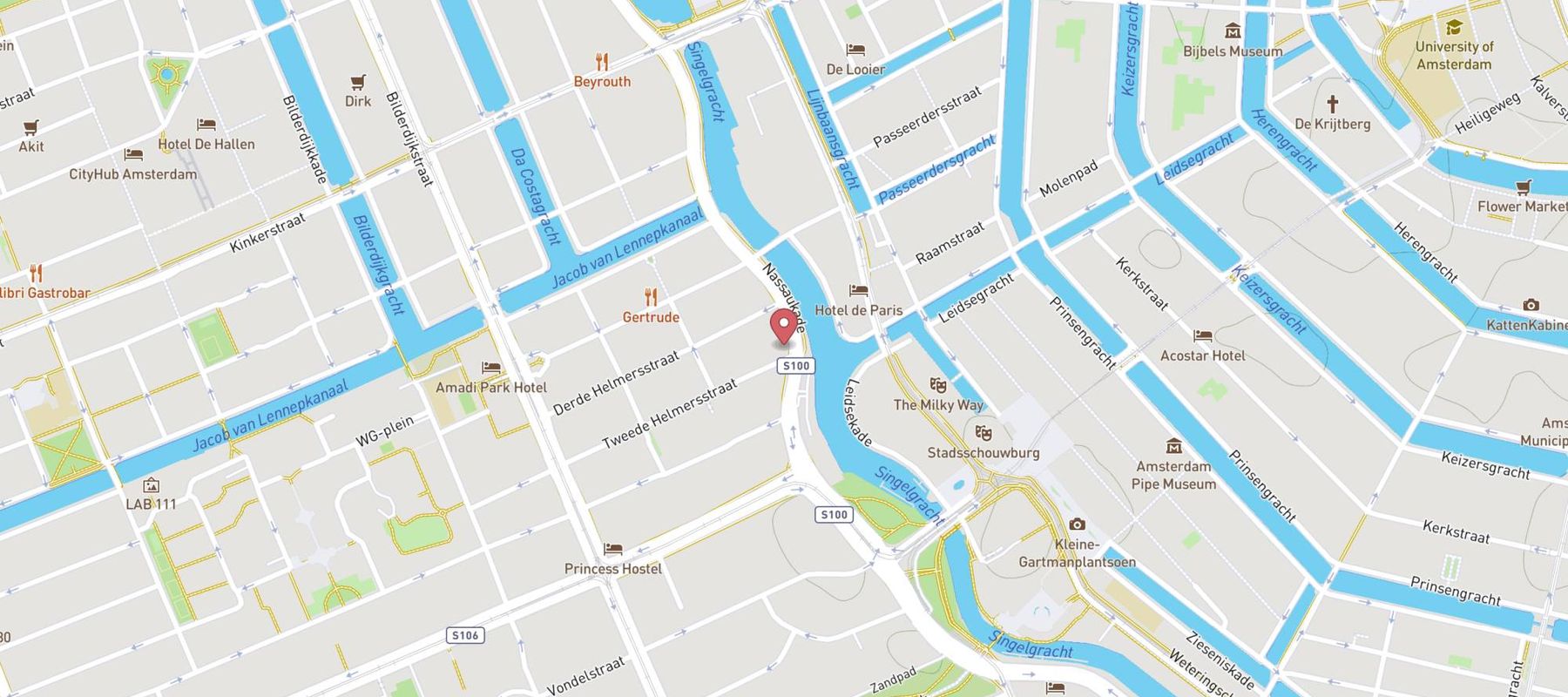 No. 377 House - Boutique Hotel Amsterdam map