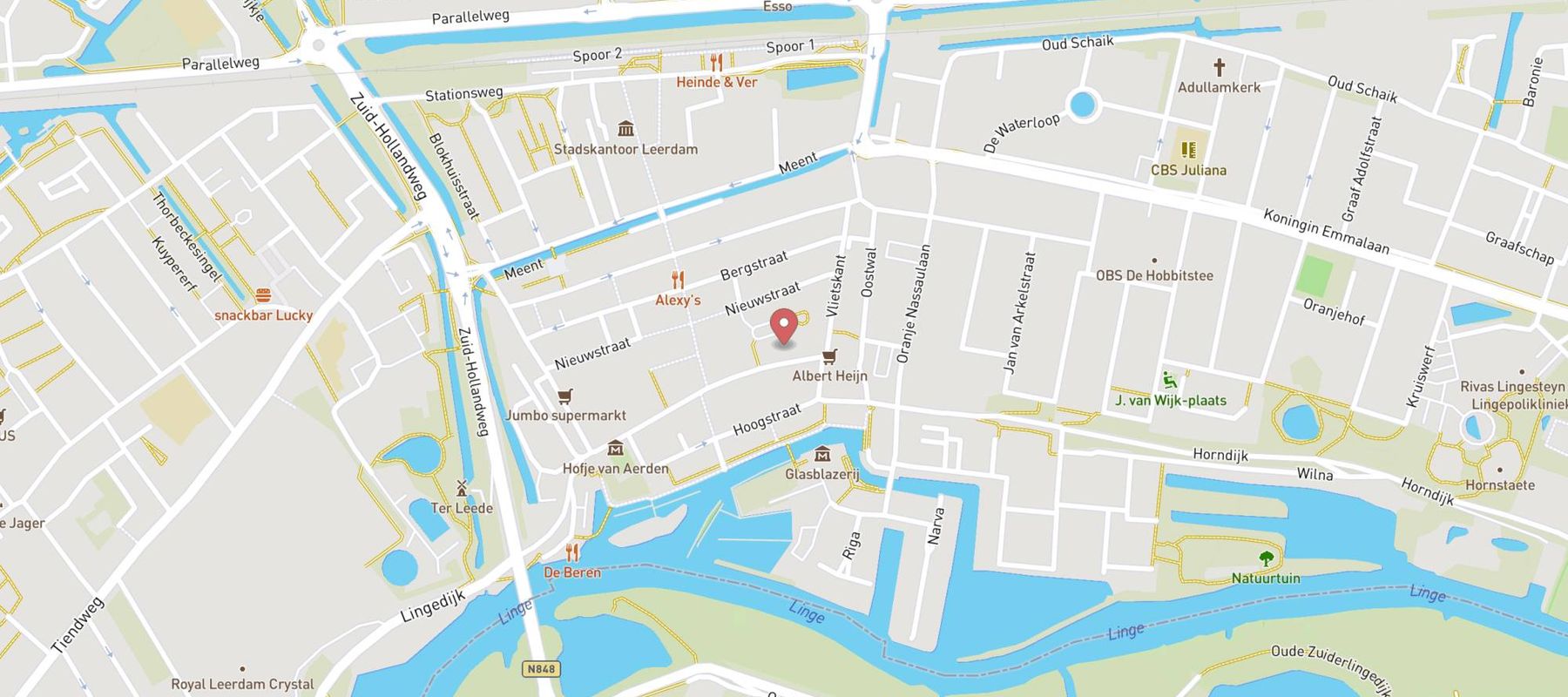 Pearle Opticiens Leerdam map