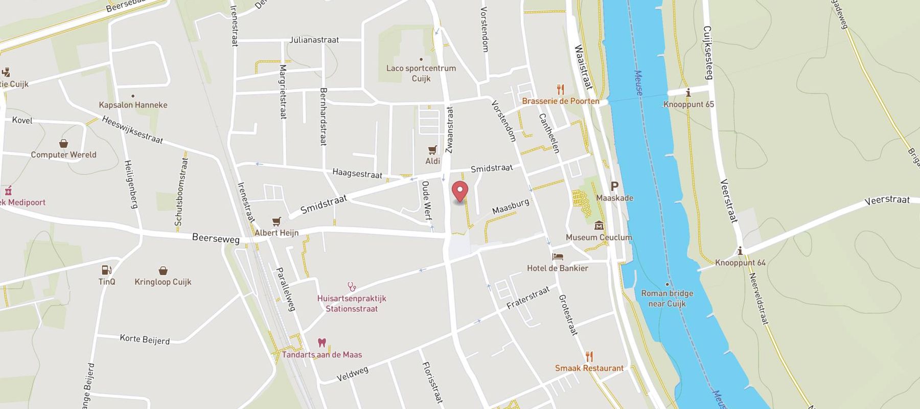 Shoeby - Cuijk map