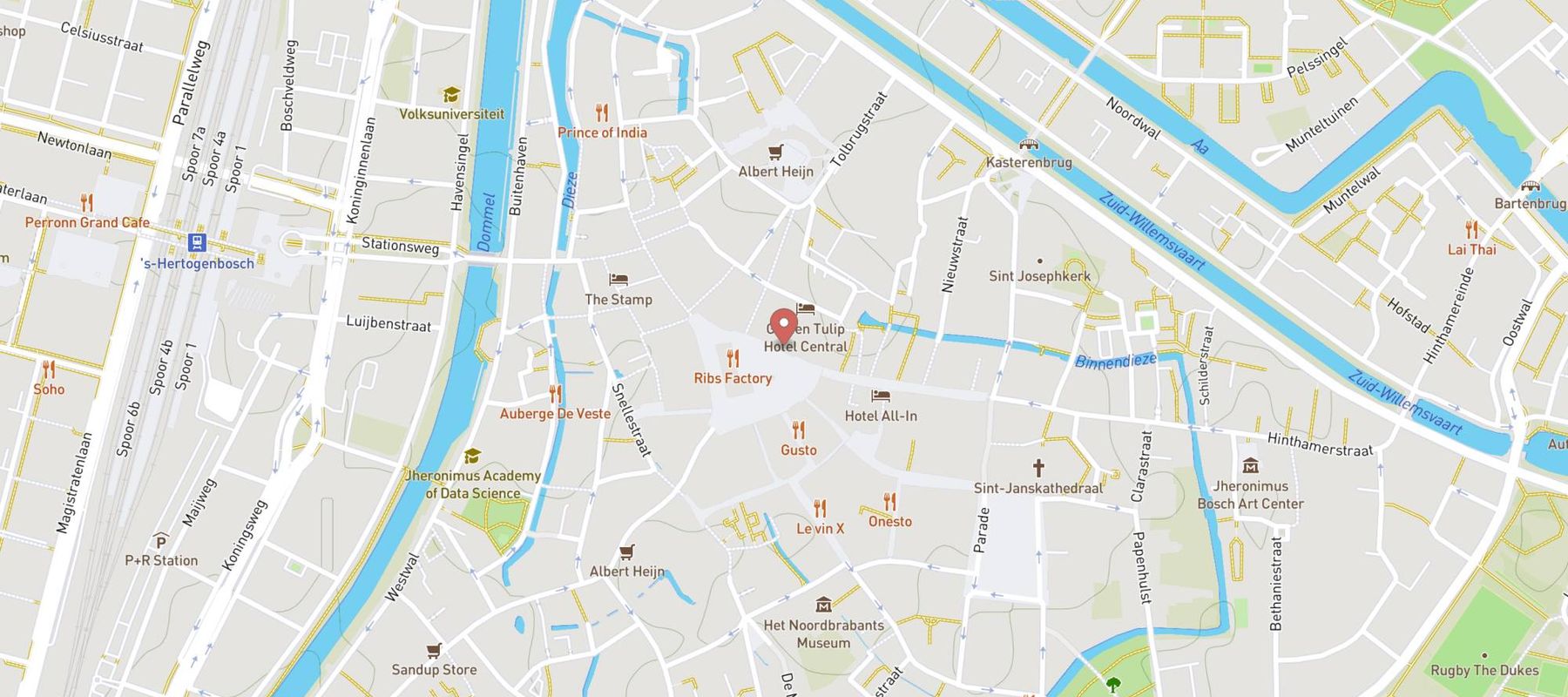 Brasserie Cé map