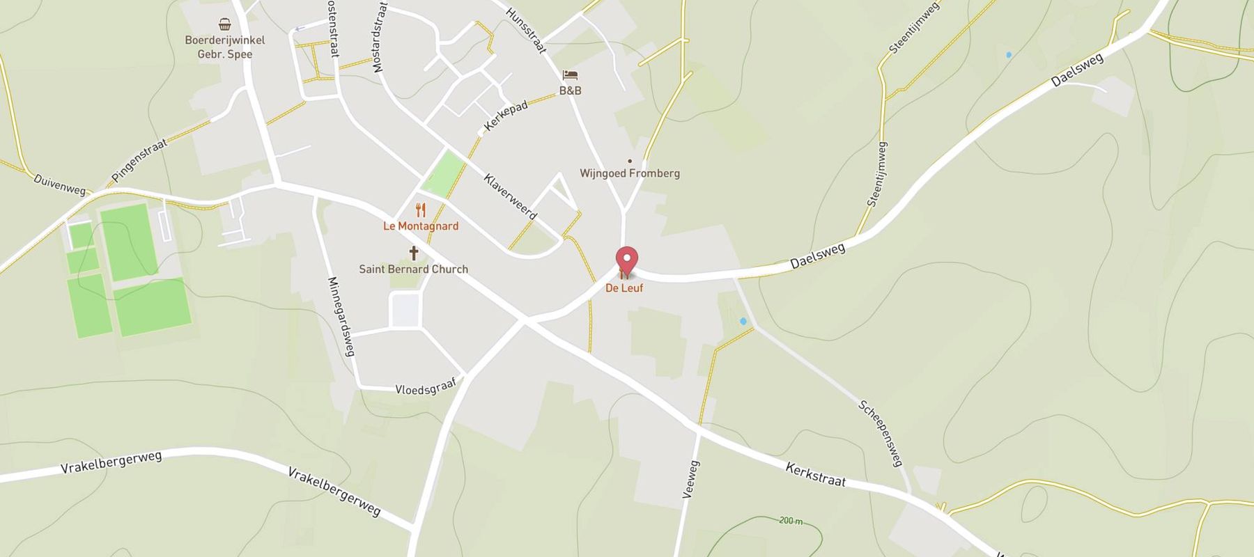 Restaurant De Leuf* map