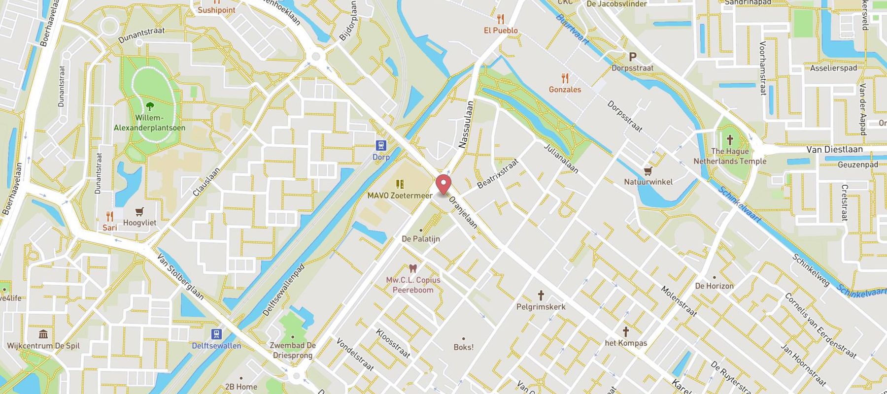 Taco Mundo Zoetermeer map