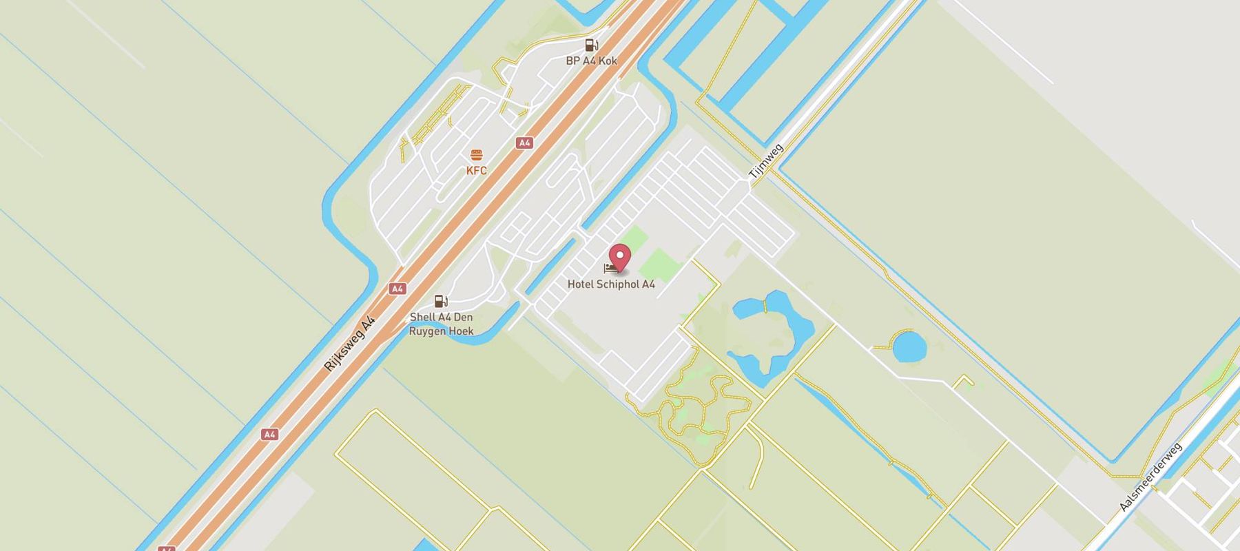 Van der Valk Hotel Schiphol map