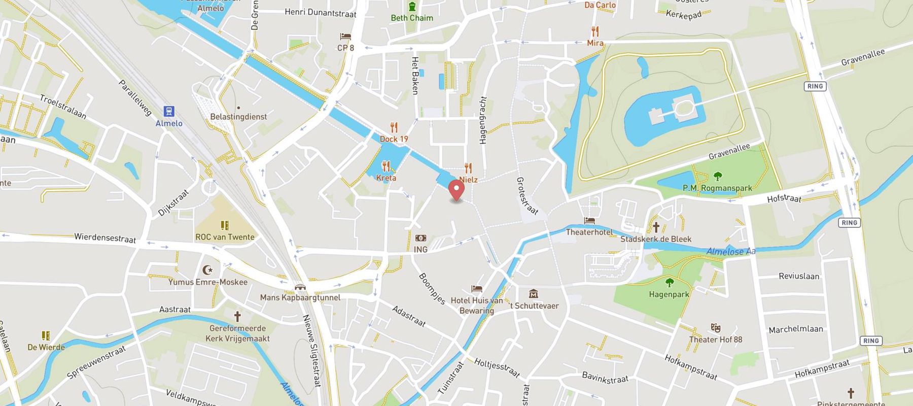 C&A map