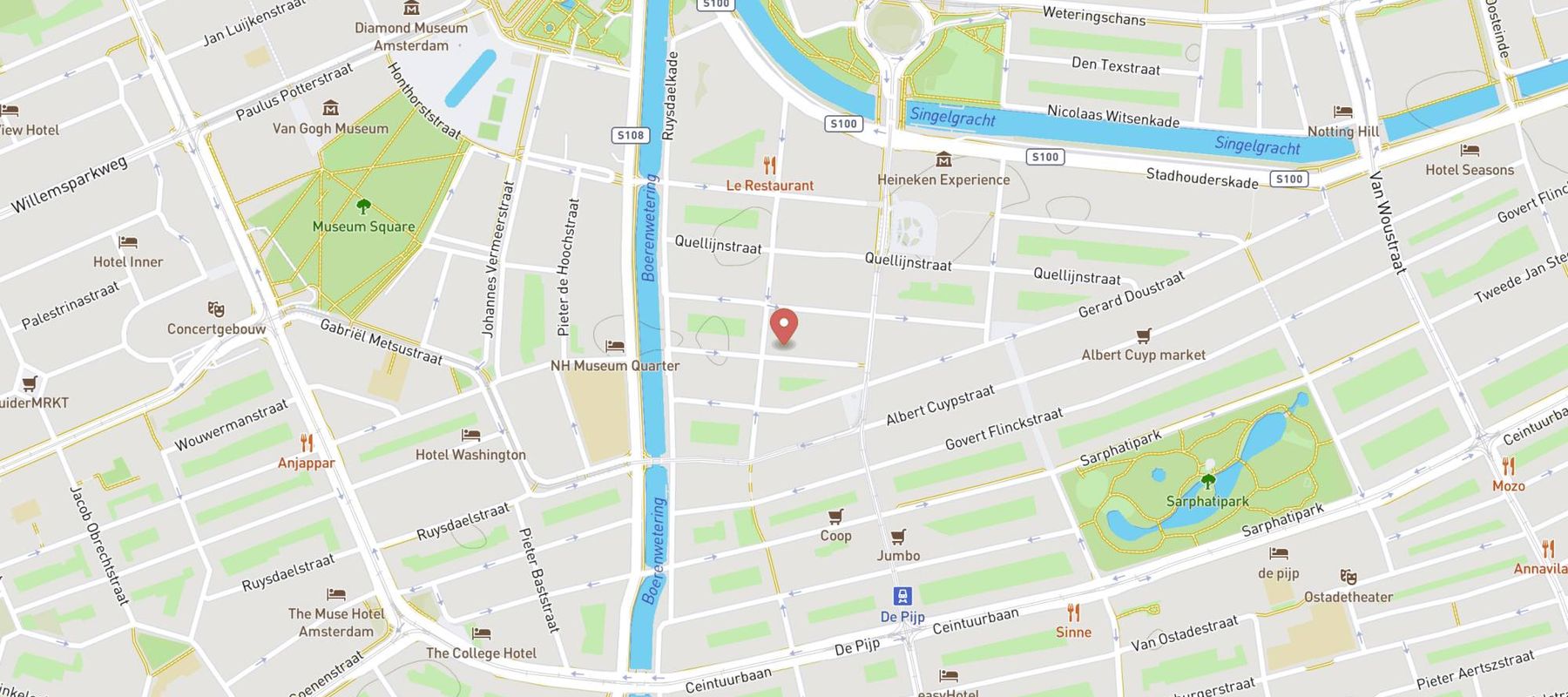 Brasserie Sent map