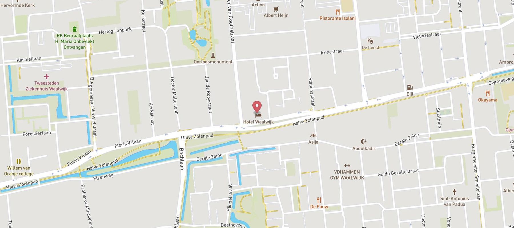 Fletcher Hotel-Restaurant Waalwijk map