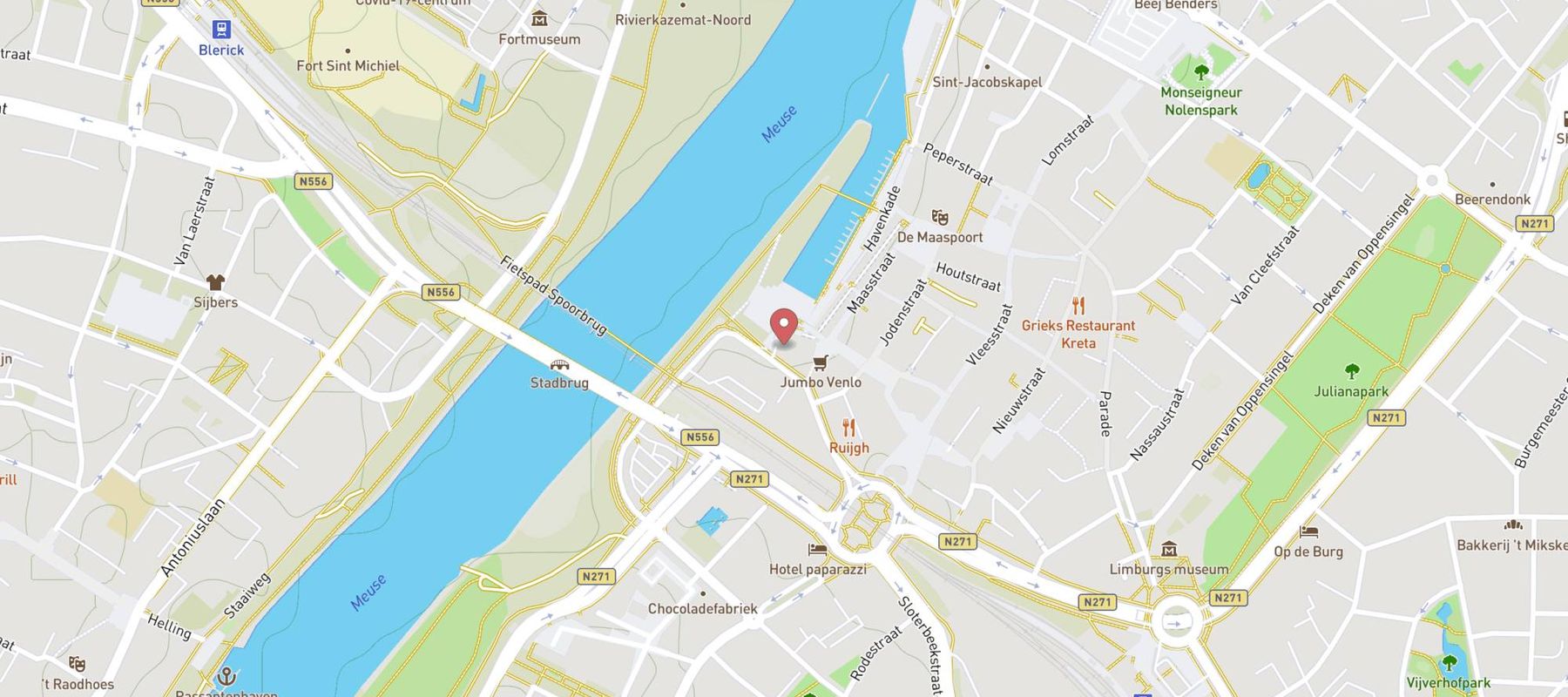 Q-Park Centrum Maasboulevard map