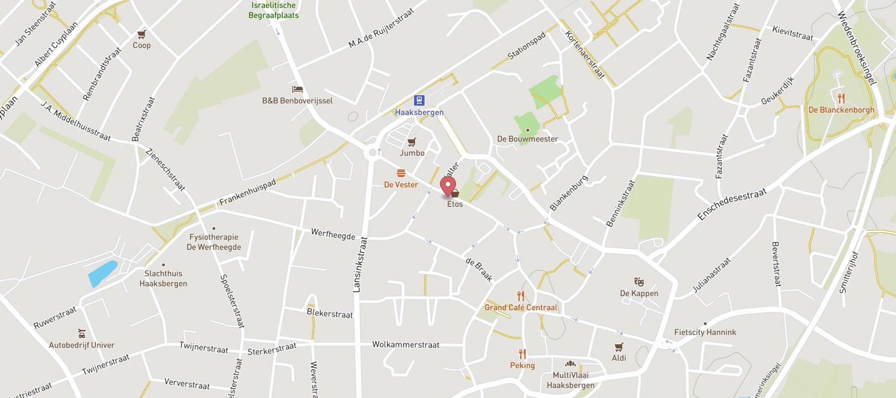 Blokker map