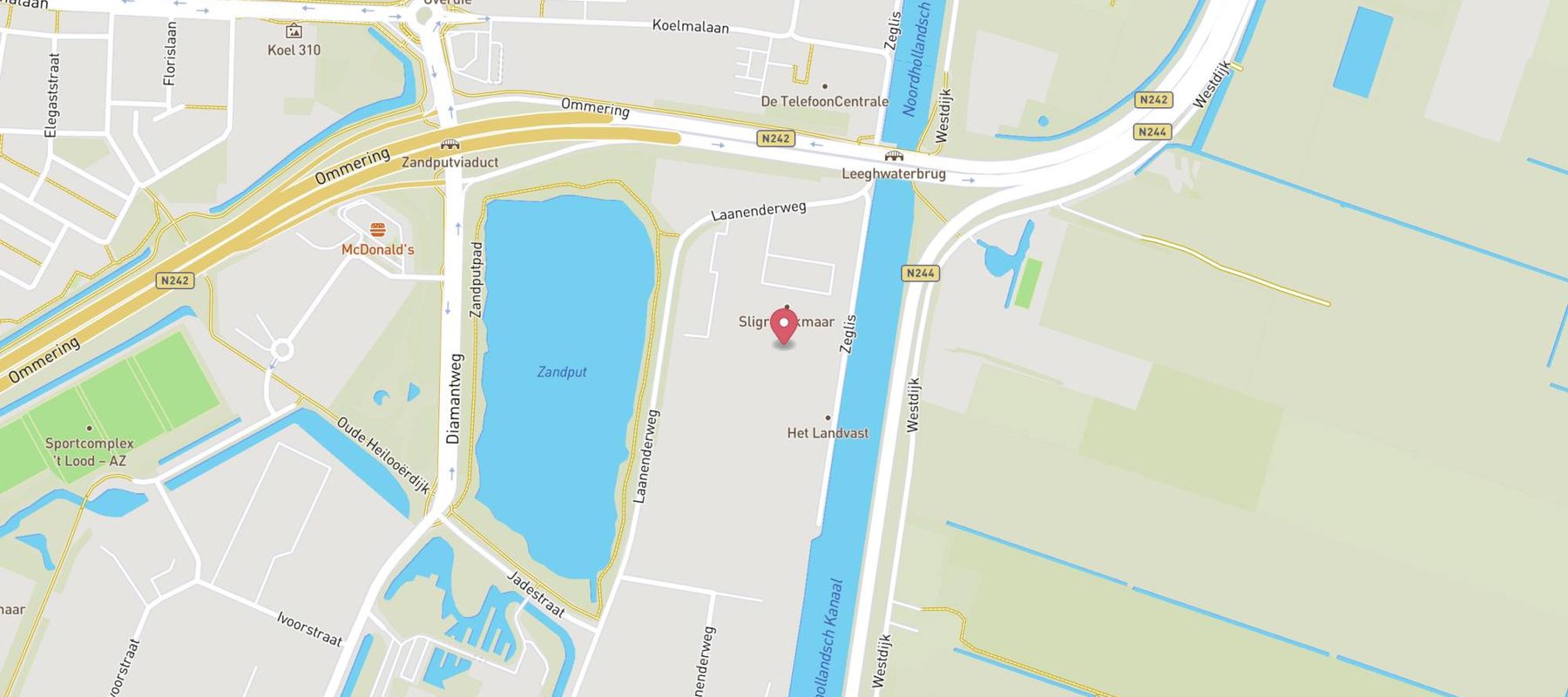 Sligro Alkmaar map