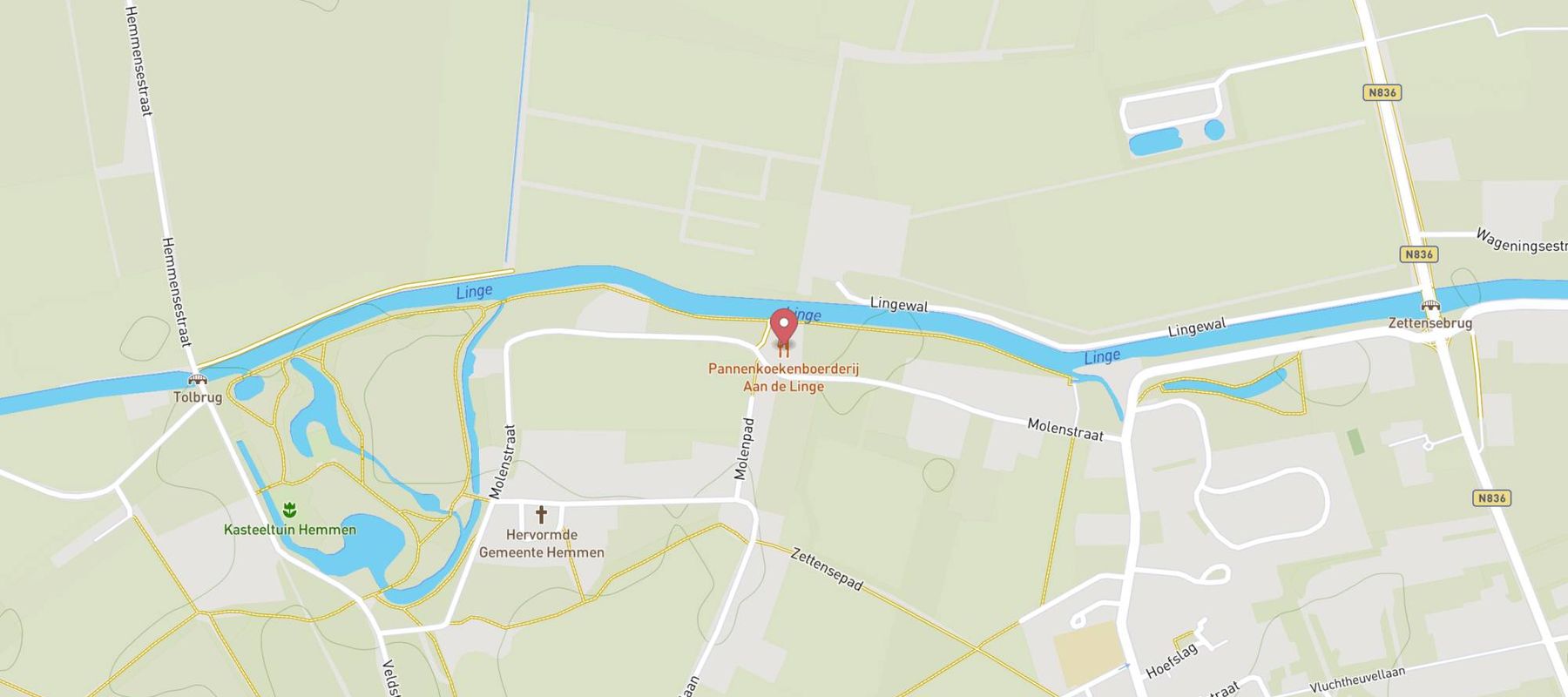 Pannenkoekenboerderij Aan de Linge map