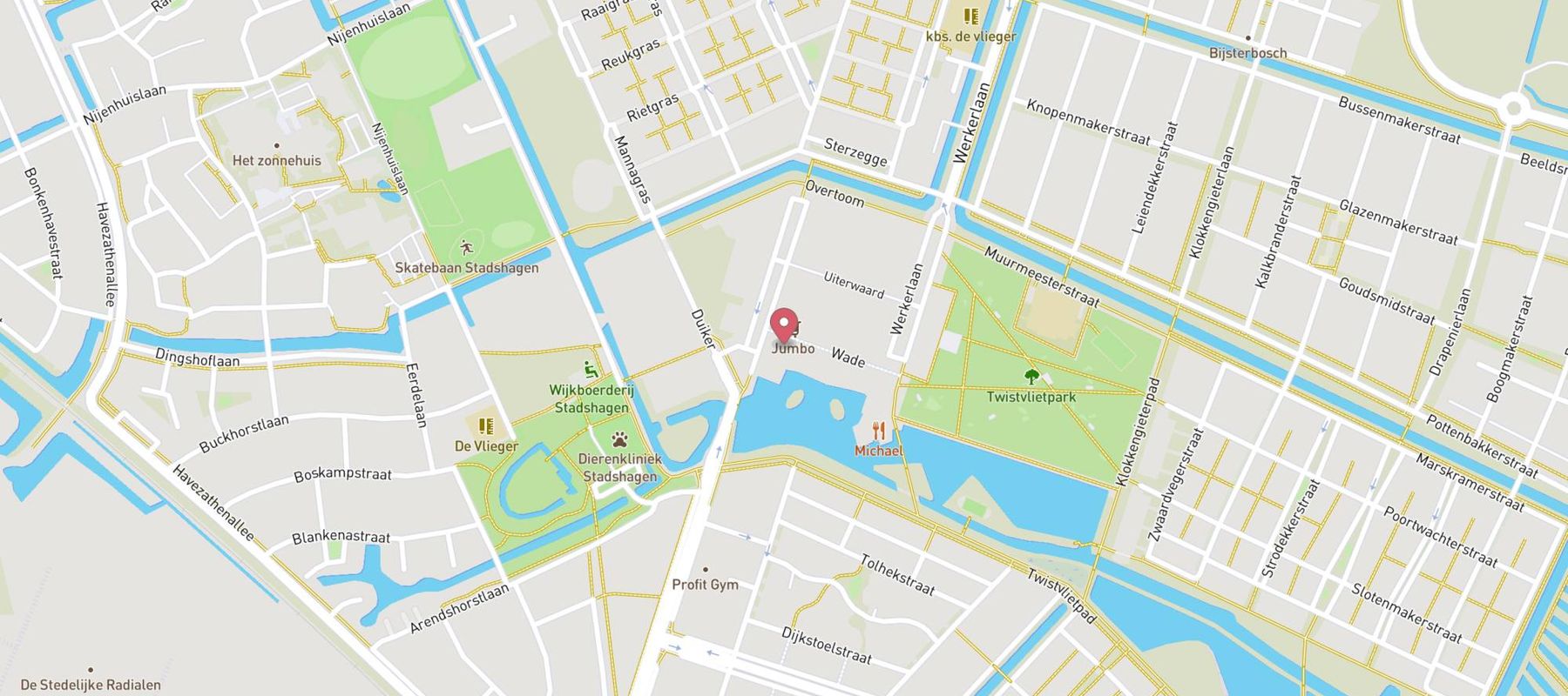 HEMA Zwolle-Stadshagen map