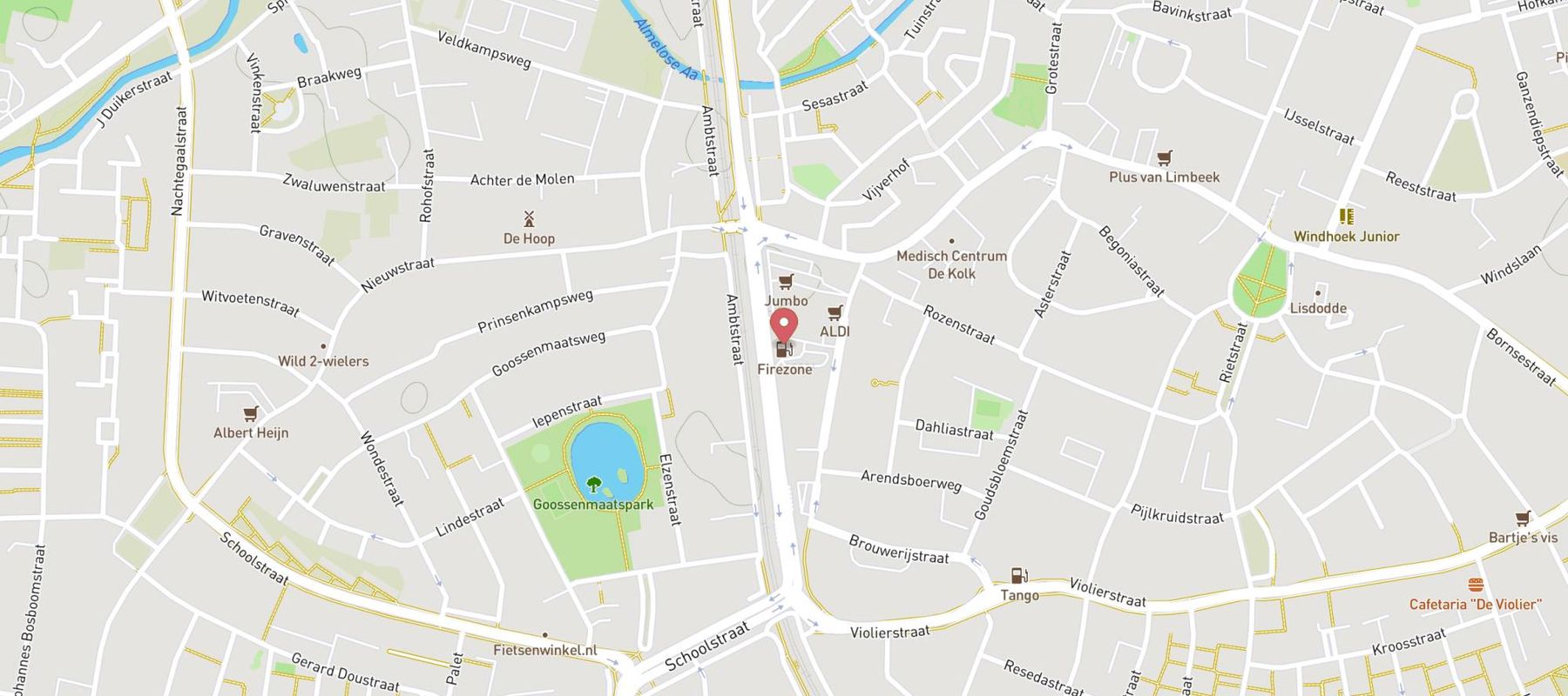 Esso Express Almelo map