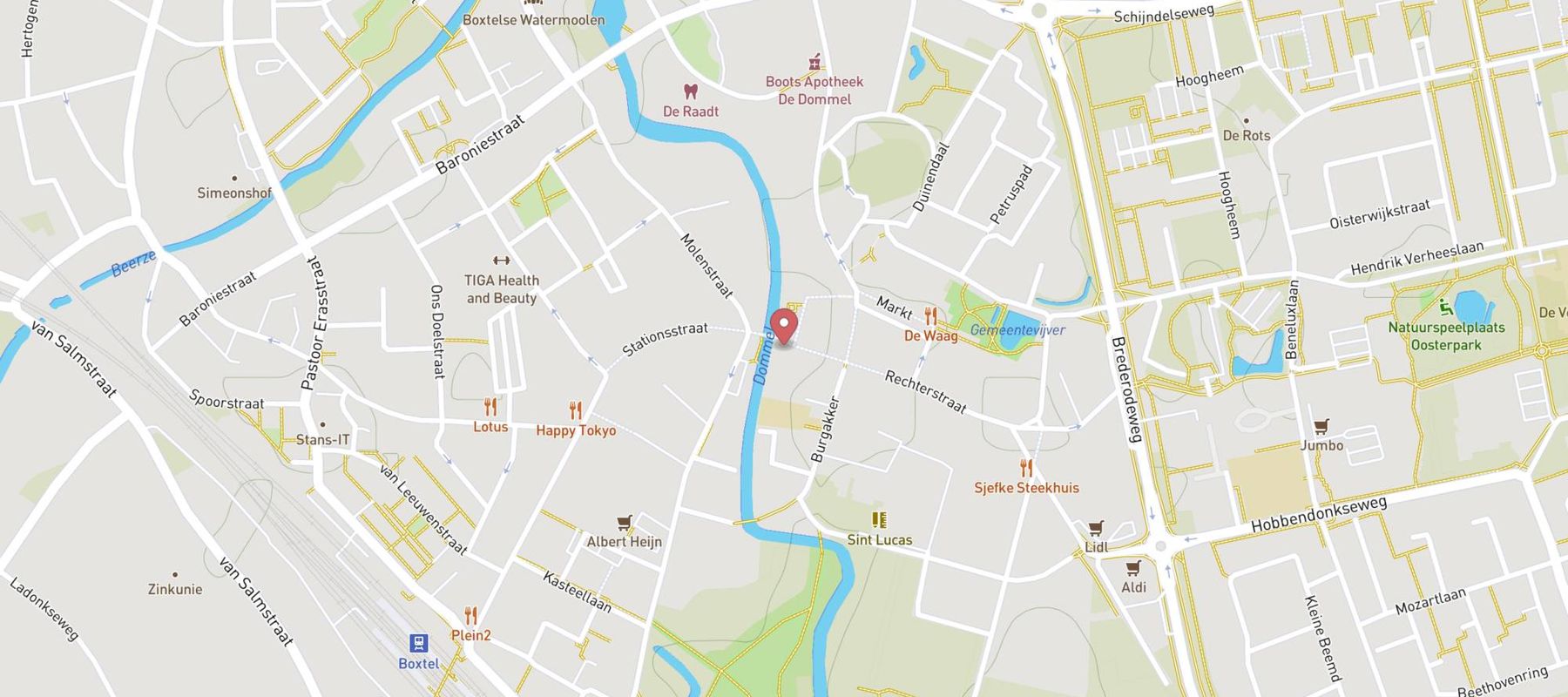 Kruidvat map