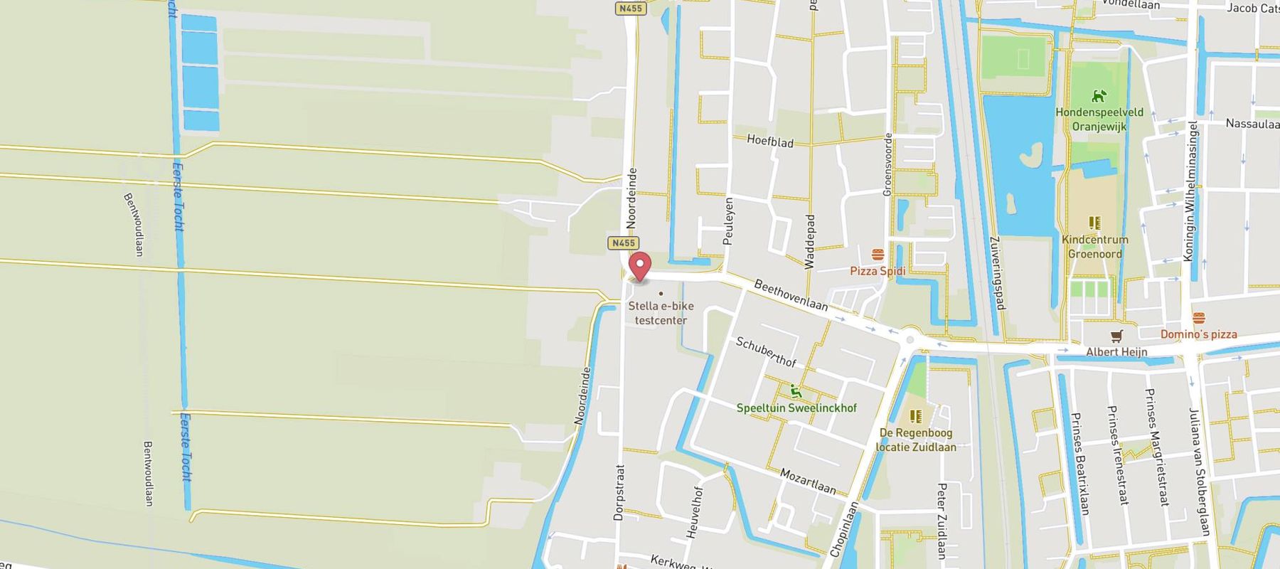 Tango Waddinxveen Beethovenlaan map