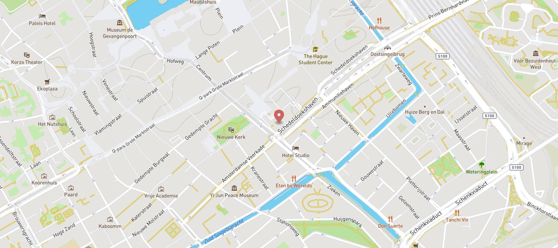 Mercure Hotel Den Haag Central map