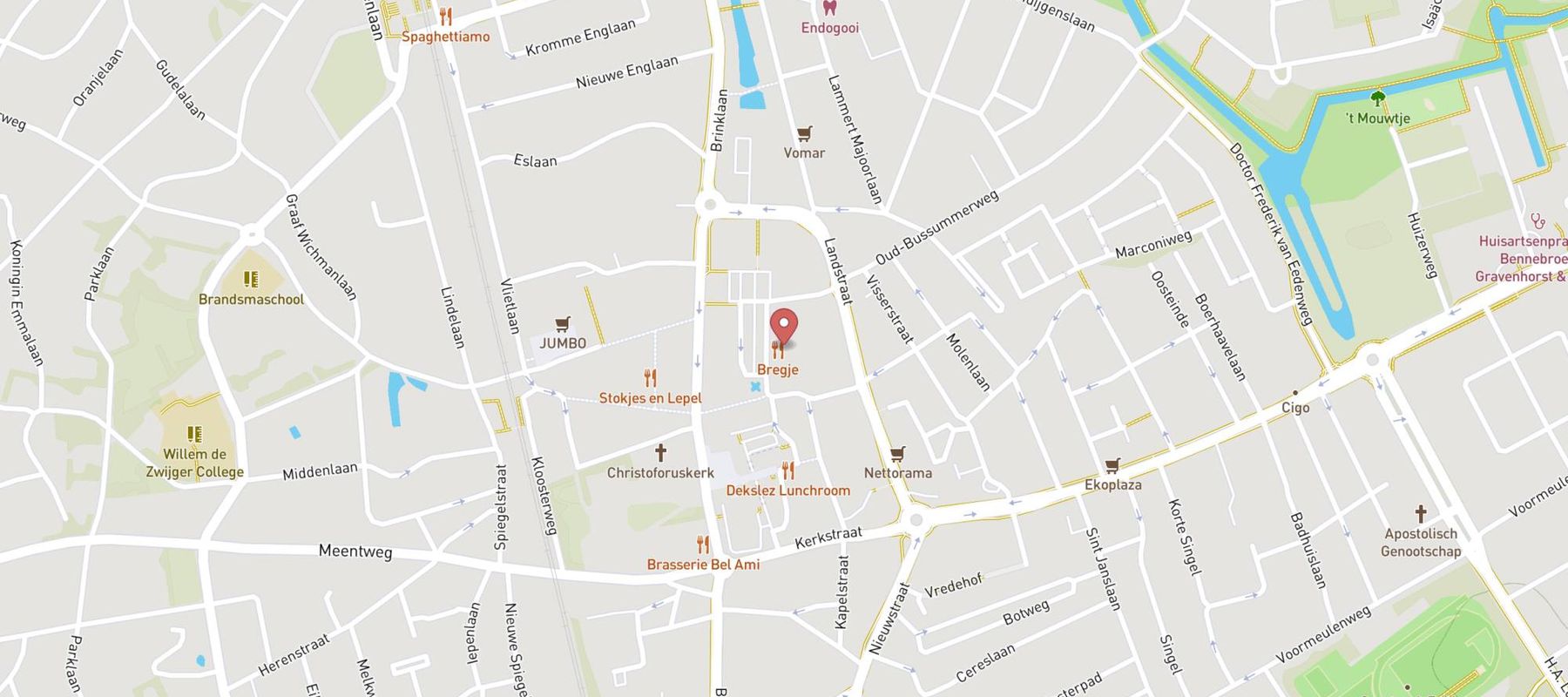 Bregje Bussum map