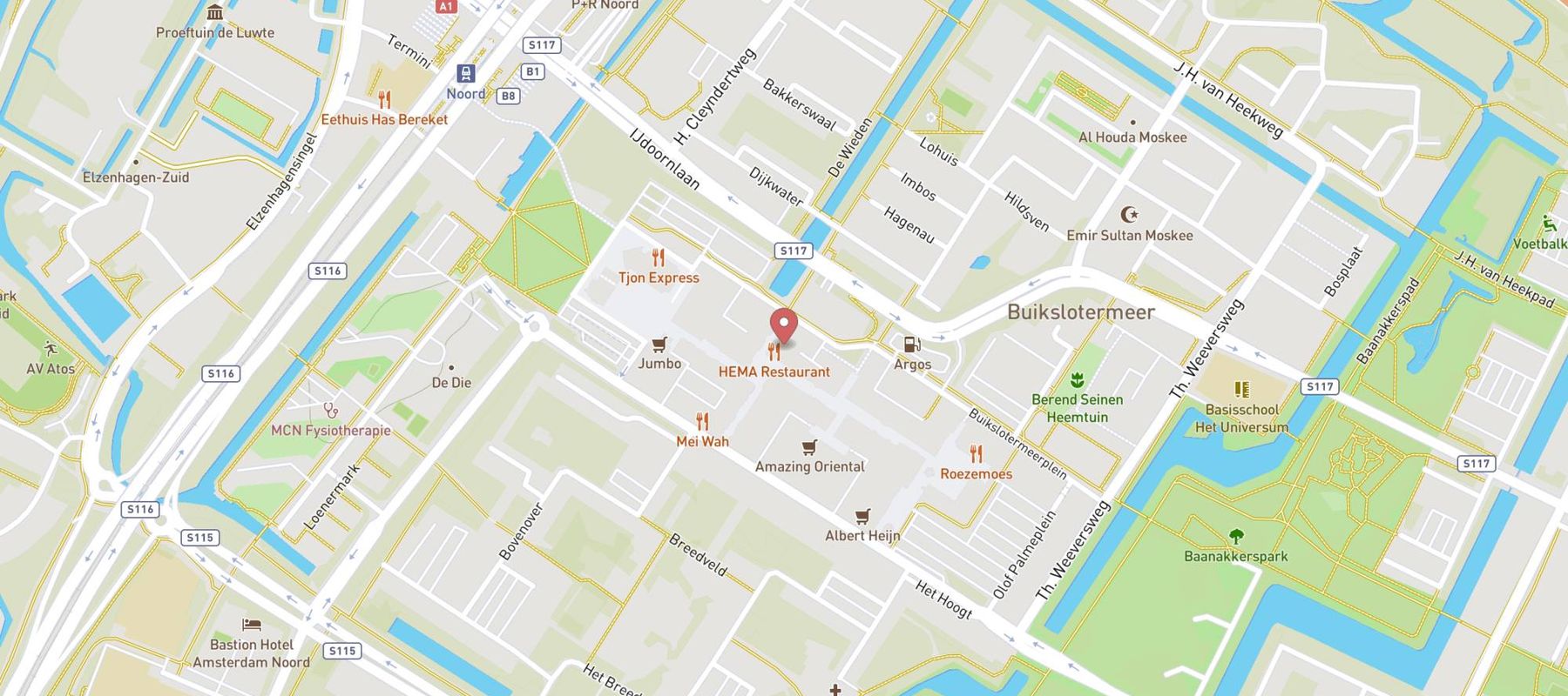 HEMA map