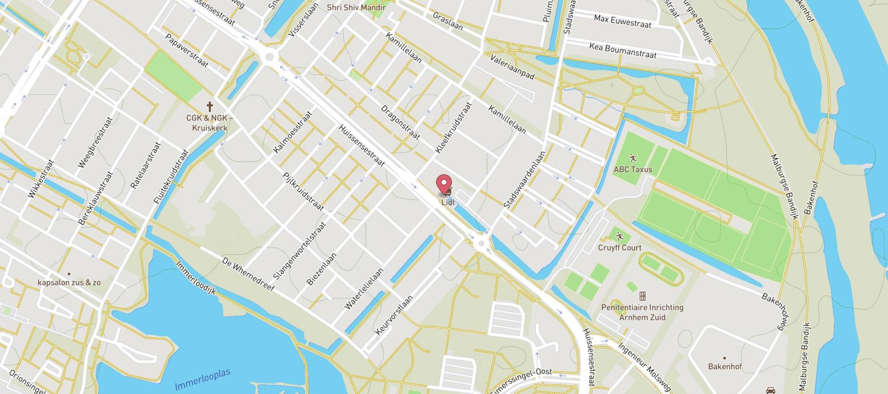 Kruidvat map