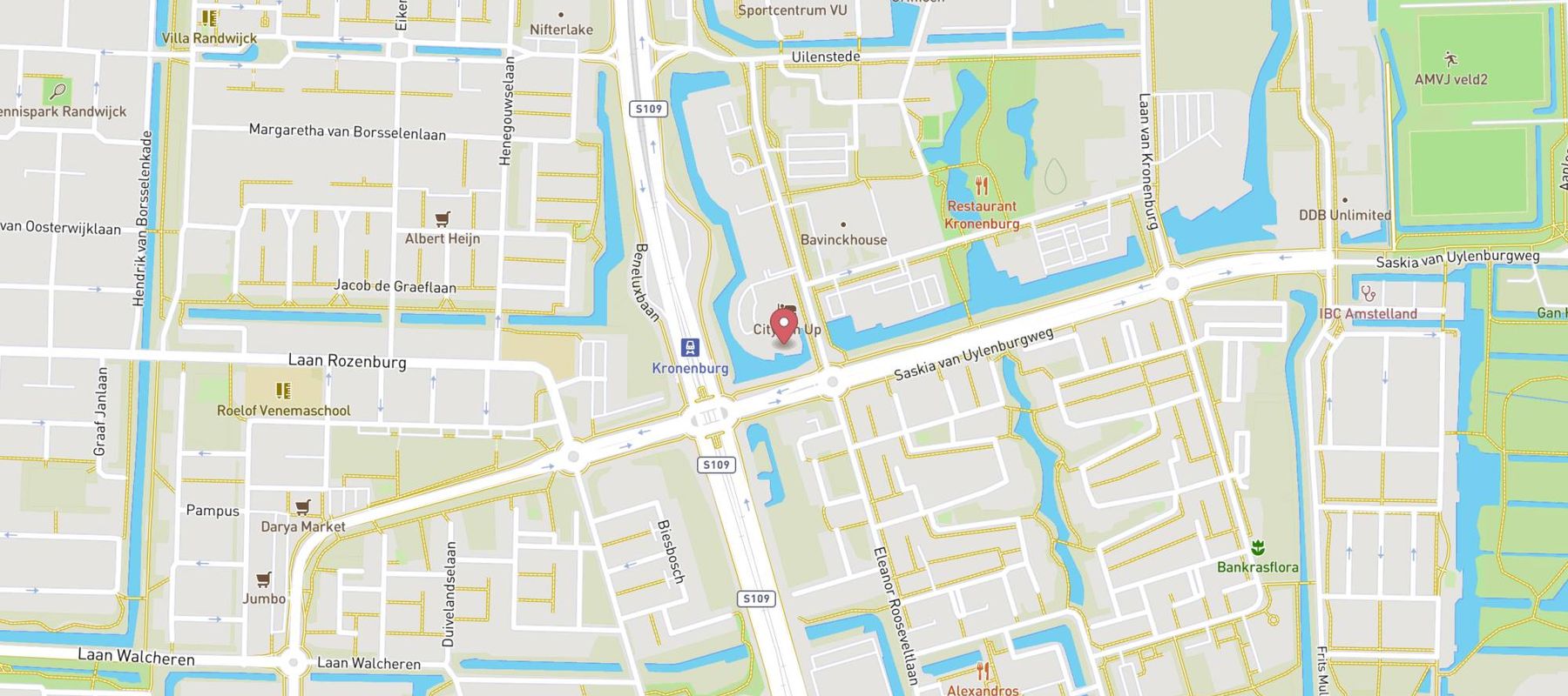 ibis budget Amsterdam Zuid map