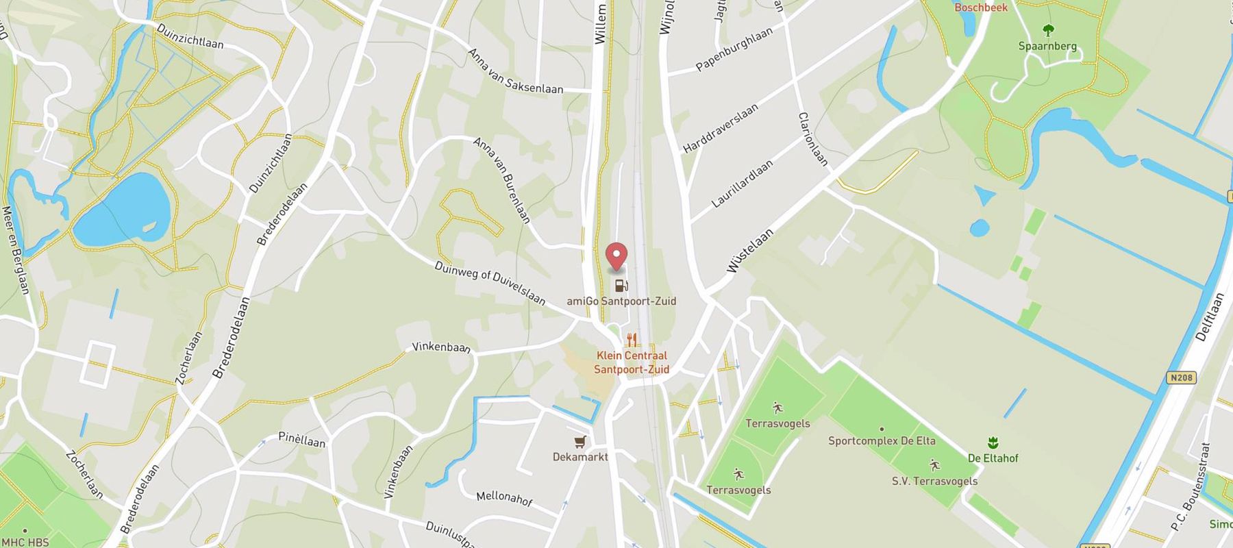 Argos Santpoort Zuid map