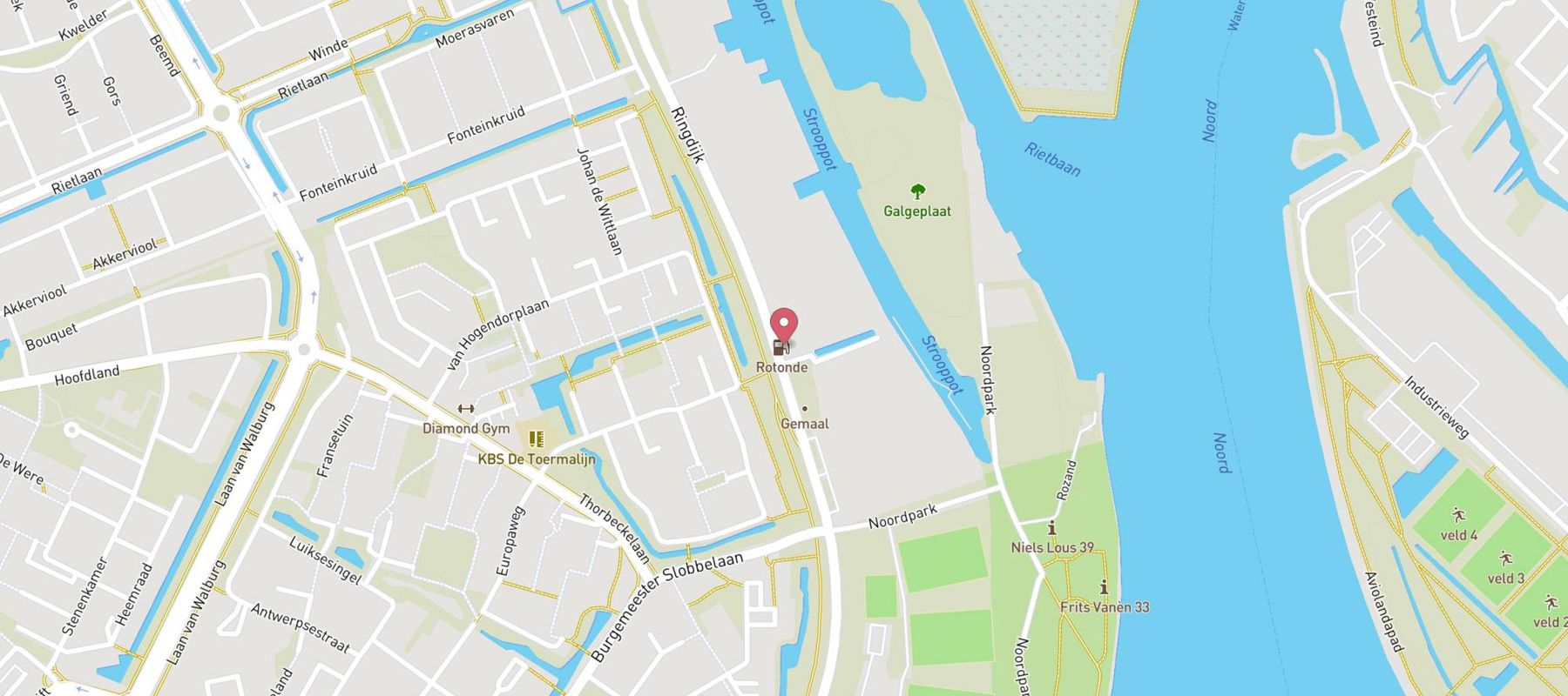 Lukoil Express Zwijndrecht (Ringdijk) map