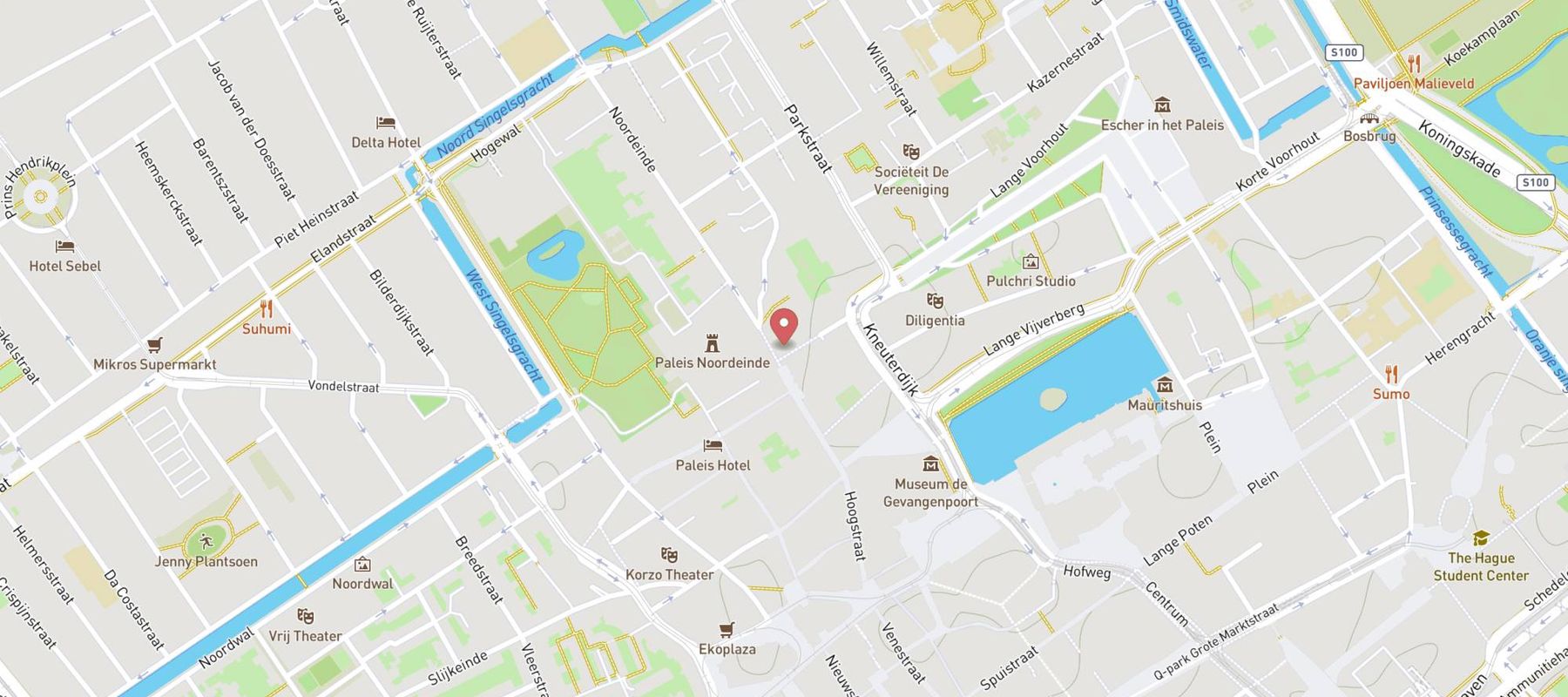 Hotel Indigo the Hague - Palace Noordeinde, an IHG Hotel map
