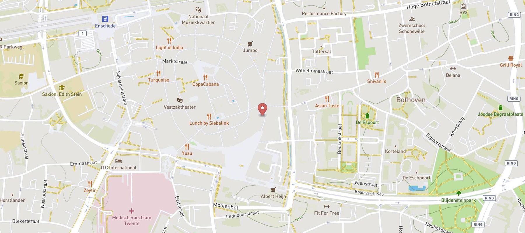 Claudia Sträter - Enschede map