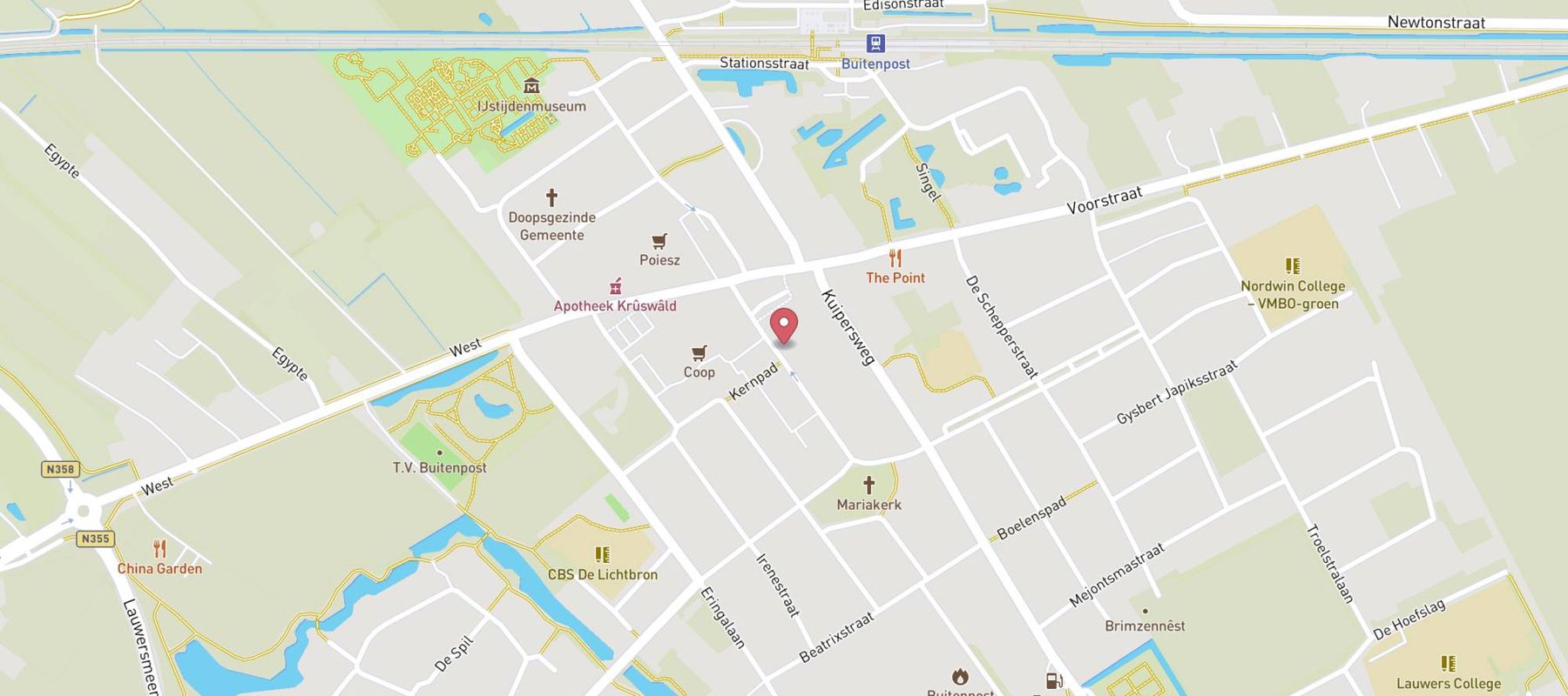 Kruidvat map