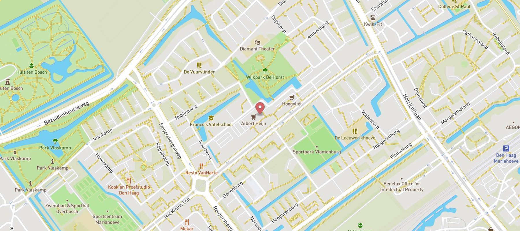 Hans Anders Opticien Den Haag Winkelcentrum Mariahoeve map
