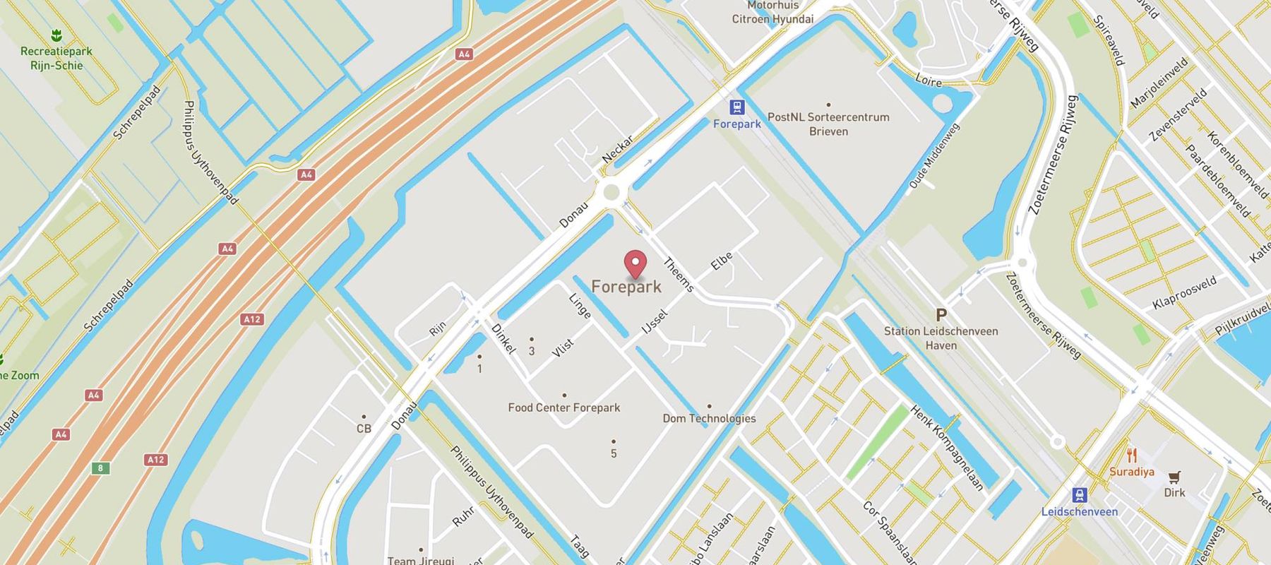 Sligro Den Haag Forepark map