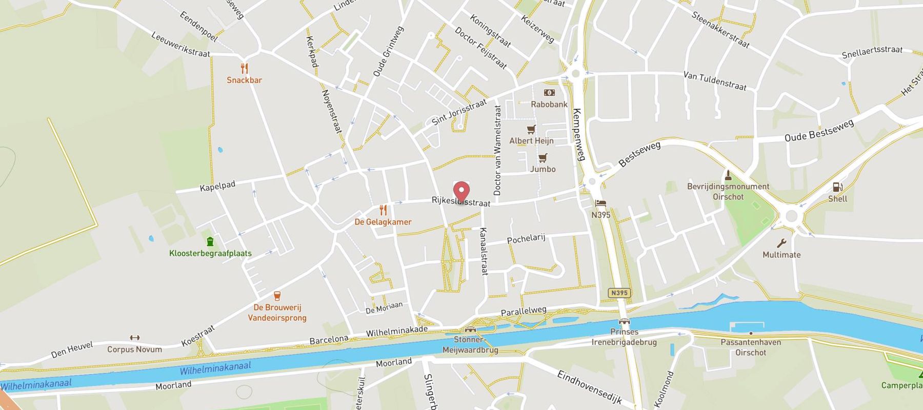 Shoeby - Oirschot map